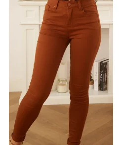 Jeans / Pantalons>La boutique de Lilie JEANS WAIDA Marron