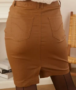 Jupes / Shorts>La boutique de Lilie JUPE AMBRE Camel