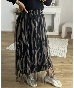 Jupes / Shorts>La boutique de Lilie JUPE ARIANA Noir