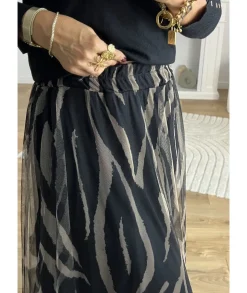 Jupes / Shorts>La boutique de Lilie JUPE ARIANA Noir