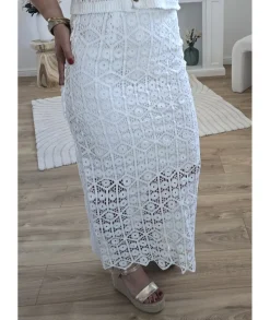 Jupes / Shorts>La boutique de Lilie JUPE BERENICE Blanc