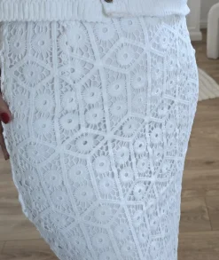 Jupes / Shorts>La boutique de Lilie JUPE BERENICE Blanc
