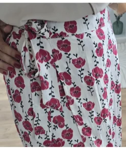 Jupes / Shorts>La boutique de Lilie JUPE CHARLOTTE Bordeaux