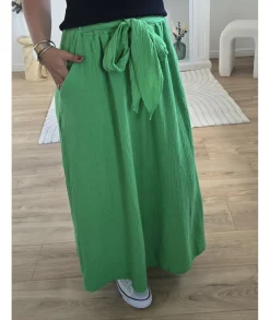 Jupes / Shorts>La boutique de Lilie JUPE CHIARA Vert
