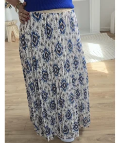 Jupes / Shorts>La boutique de Lilie JUPE CLAUDIA Bleu