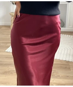 Jupes / Shorts>La boutique de Lilie JUPE ELEONORE Bordeaux