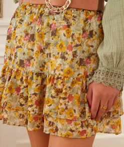 Jupes / Shorts>La boutique de Lilie JUPE ESTELLE Jaune