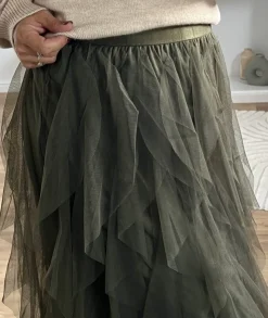 Jupes / Shorts>La boutique de Lilie JUPE ESTELLE Kaki