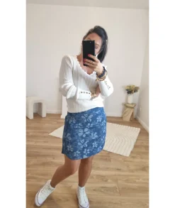 Jupes / Shorts>La boutique de Lilie JUPE EVANIE Jeans
