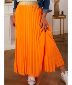 Jupes / Shorts>La boutique de Lilie JUPE INGRID Orange