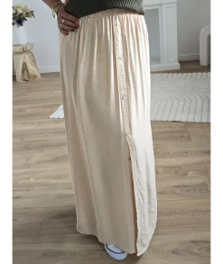 Jupes / Shorts>La boutique de Lilie JUPE JOSELYNE Beige
