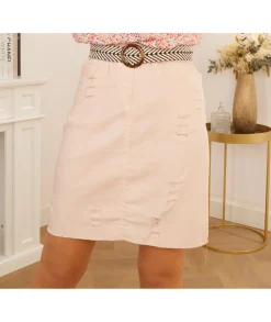 Jupes / Shorts>La boutique de Lilie JUPE KAMILA Rosepoudre