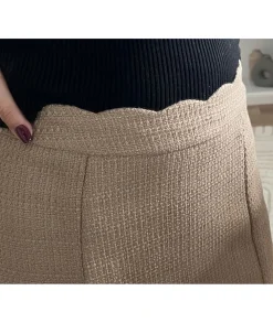 Jupes / Shorts>La boutique de Lilie JUPE KARLITA Taupe