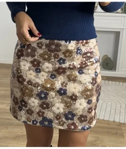 Jupes / Shorts>La boutique de Lilie JUPE KELYANA Bronze