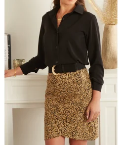 Jupes / Shorts>La boutique de Lilie JUPE LAURIANE Camel