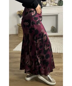 Jupes / Shorts>La boutique de Lilie JUPE LEANE Bordeaux