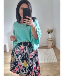Jupes / Shorts>La boutique de Lilie JUPE MARIELLE Marine