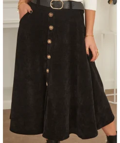 Jupes / Shorts>La boutique de Lilie JUPE NAELYS Noir