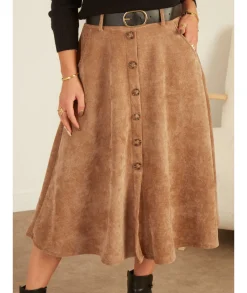 Jupes / Shorts>La boutique de Lilie JUPE NAELYS Camel