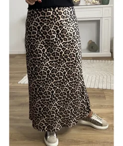 Jupes / Shorts>La boutique de Lilie JUPE NATHALIE Taupe