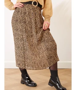 Jupes / Shorts>La boutique de Lilie JUPE REBECCA Camel