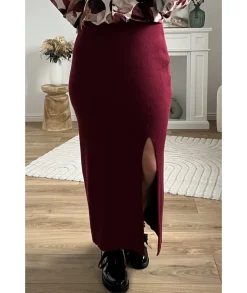 Jupes / Shorts>La boutique de Lilie JUPE SABRINA Bordeaux