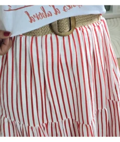 Jupes / Shorts>La boutique de Lilie JUPE SANDRA Rouge