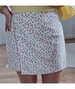 Jupes / Shorts>La boutique de Lilie JUPE SHORT BIANKA Beige