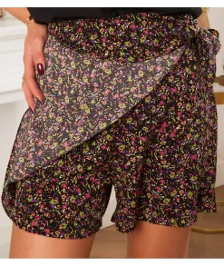 Jupes / Shorts>La boutique de Lilie JUPE SHORT DANIELLA Noir