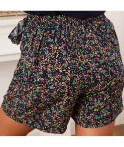 Jupes / Shorts>La boutique de Lilie JUPE SHORT DANIELLA Marine