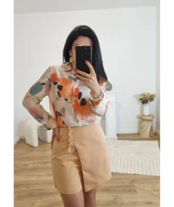 Jupes / Shorts>La boutique de Lilie JUPE SHORT VIVIANE Saumon