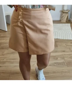 Jupes / Shorts>La boutique de Lilie JUPE SHORT VIVIANE Saumon