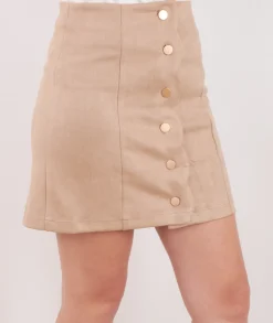 Jupes / Shorts>La boutique de Lilie JUPE SUEDINE II Beige