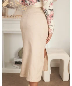 Jupes / Shorts>La boutique de Lilie JUPE TIFFANY Beige