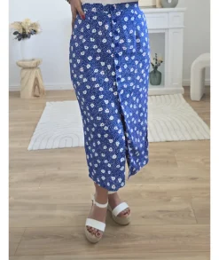 Jupes / Shorts>La boutique de Lilie JUPE TOSCANE Bleu