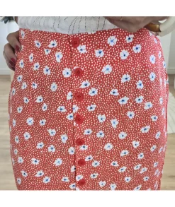 Jupes / Shorts>La boutique de Lilie JUPE TOSCANE Rouge