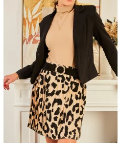 Jupes / Shorts>La boutique de Lilie JUPE VALIA Camel