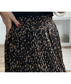 Jupes / Shorts>La boutique de Lilie JUPE VIOLAINE Noir