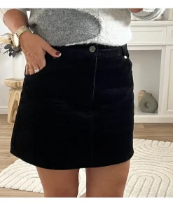 Jupes / Shorts>La boutique de Lilie JUPE YANNICK II DOUBLURE SHORT Noir
