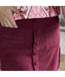 Jupes / Shorts>La boutique de Lilie JUPE YLEANA Bordeaux