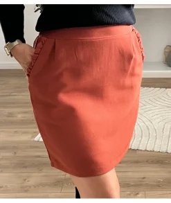 Jupes / Shorts>La boutique de Lilie JUPE ZINEDINE Rouille