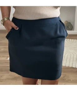 Jupes / Shorts>La boutique de Lilie JUPE ZINEDINE Marine