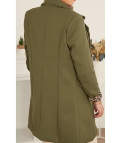Manteaux>La boutique de Lilie MANTEAU CAPUCINE Kaki