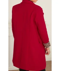 Manteaux>La boutique de Lilie MANTEAU CAPUCINE Rouge