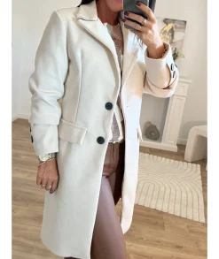 Manteaux>La boutique de Lilie MANTEAU CHARLOTTE Beige