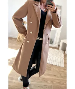 Manteaux>La boutique de Lilie MANTEAU JESSICA Camel