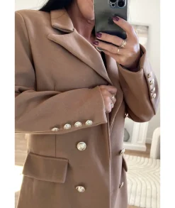Manteaux>La boutique de Lilie MANTEAU JESSICA Camel