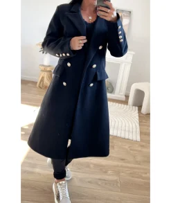 Manteaux>La boutique de Lilie MANTEAU JESSICA Noir