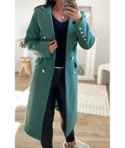 Manteaux>La boutique de Lilie MANTEAU JESSICA Vertsapin