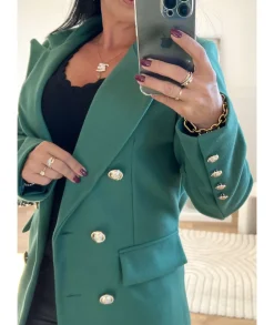 Manteaux>La boutique de Lilie MANTEAU JESSICA Vertsapin